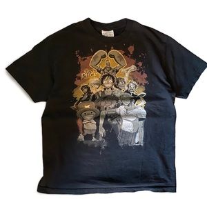 VTG One Piece Crew Anime Shirt Made in USA Y2k 2000s